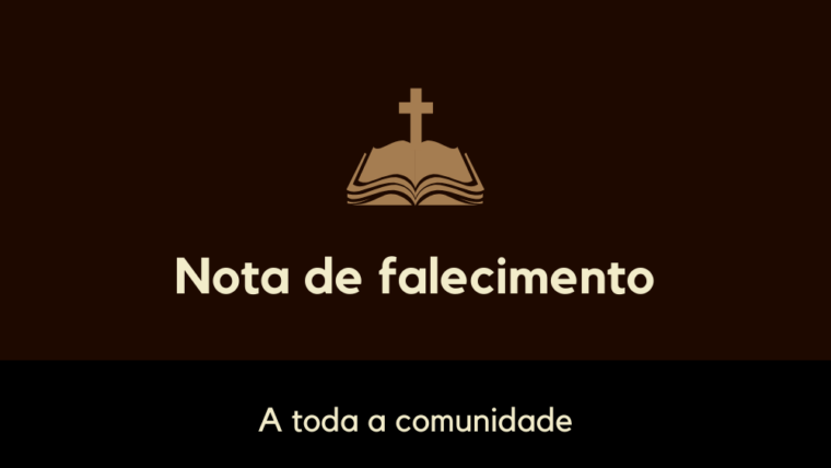 Nota de falecimento