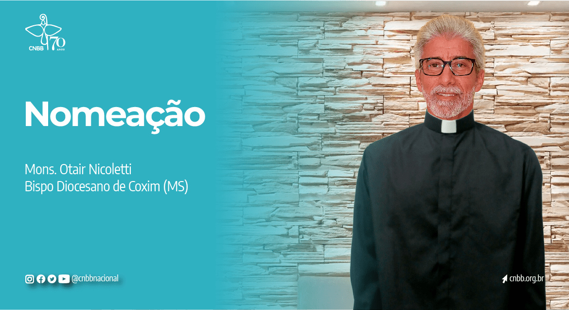 Padre Otair é atualmente vigário geral e reitor do seminário da diocese de Dourados (MS)